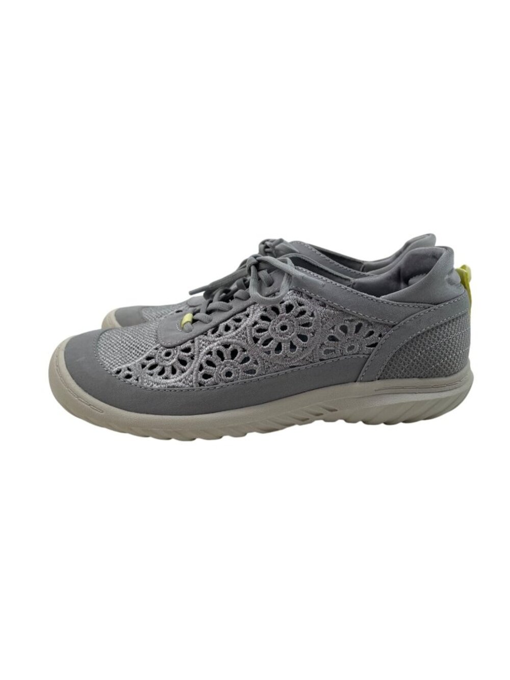 Jambu Sunny Lace-Up Casual Sneaker Light Gray Womens Size 6 - Picture 1 of 11